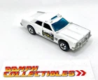 Very Nice 1977 Mattel Hot Wheels White Highway Patrol 12 White Hong Kong Vintage
