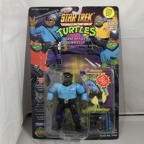 Juego de 4 Playmates Star Trek TMNT 1994 Burbuja Transparente Buen Estado. REVISAR TODAS LAS FOTOS - Imagen 18 de 24