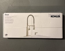 KOHLER Sous Pro-Style Pull Down Kitchen Faucet Stainless Steel R10651-SD-VS