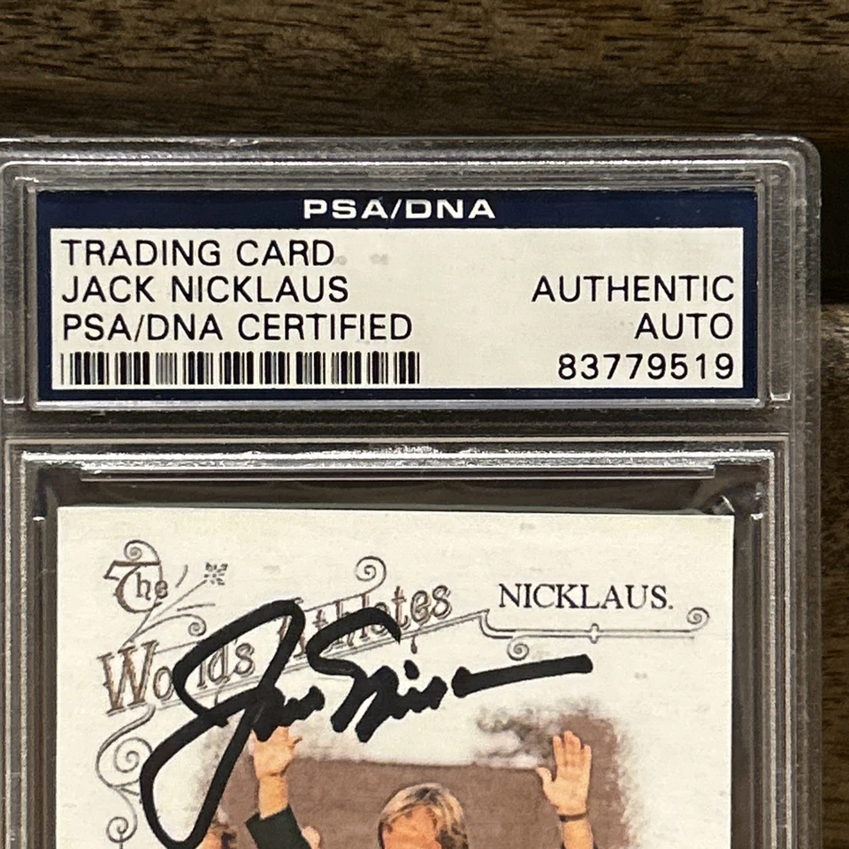 2014 Topps Allen & Ginter’s Worlds Athletes Jack Nicklaus Signed PSA Autograph - Image 4 of 4