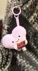 Purple Plush Cloud Key Chain Bag Charm, Embroidered Cute Solid Keychain — photo 3