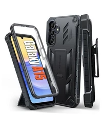  for Samsung Galaxy A15-5G Case: Military Grade Rugged Cell Phone Cover T-Black