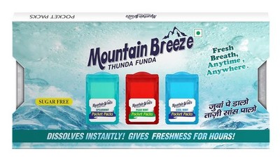 Mountain Breeze Oral Hygiene Mouth Freshener Sugar Free MIXmint Flavored Breath