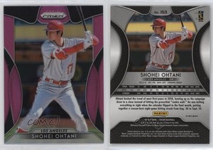 2019 Panini Prizm Tier II Pink Prizm Shohei Ohtani #153