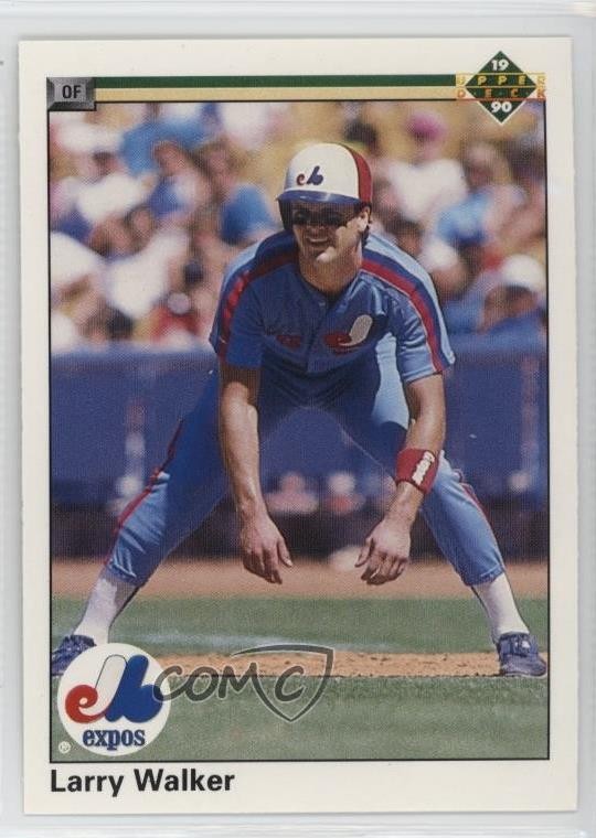 1990 Upper Deck Larry Walker #466 Rookie RC HOF