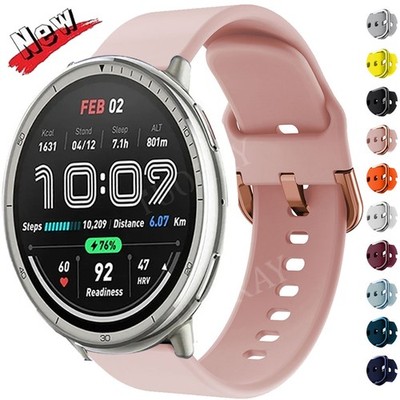 Silikon Armband für Amazfit GTR 4 3 46/42mm GTS 4 3 2 Mini 2e Bip 6 Uhrenarmband