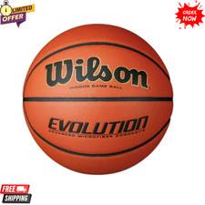 Wilson Men's Evolution Game 29.5 Indoor Basketball - Official Composite