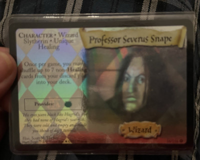   Harry Potter TCG   Professor Severus Snape Unique Holo Karte 14/116