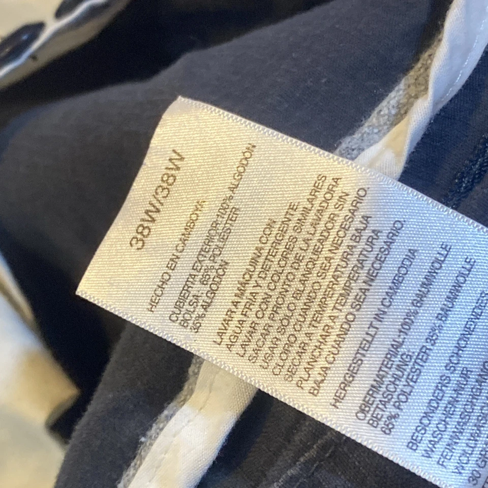 Lote de 2 pares de pantalones cortos cargo para hombre talla 38 cintura Route 66 y Nautica.           A38 Foto 4 de 4