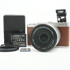 Fujifilm X-A1 16.3MP Mirrorless Digital Camera 16-50mm Lens Brown from Japan