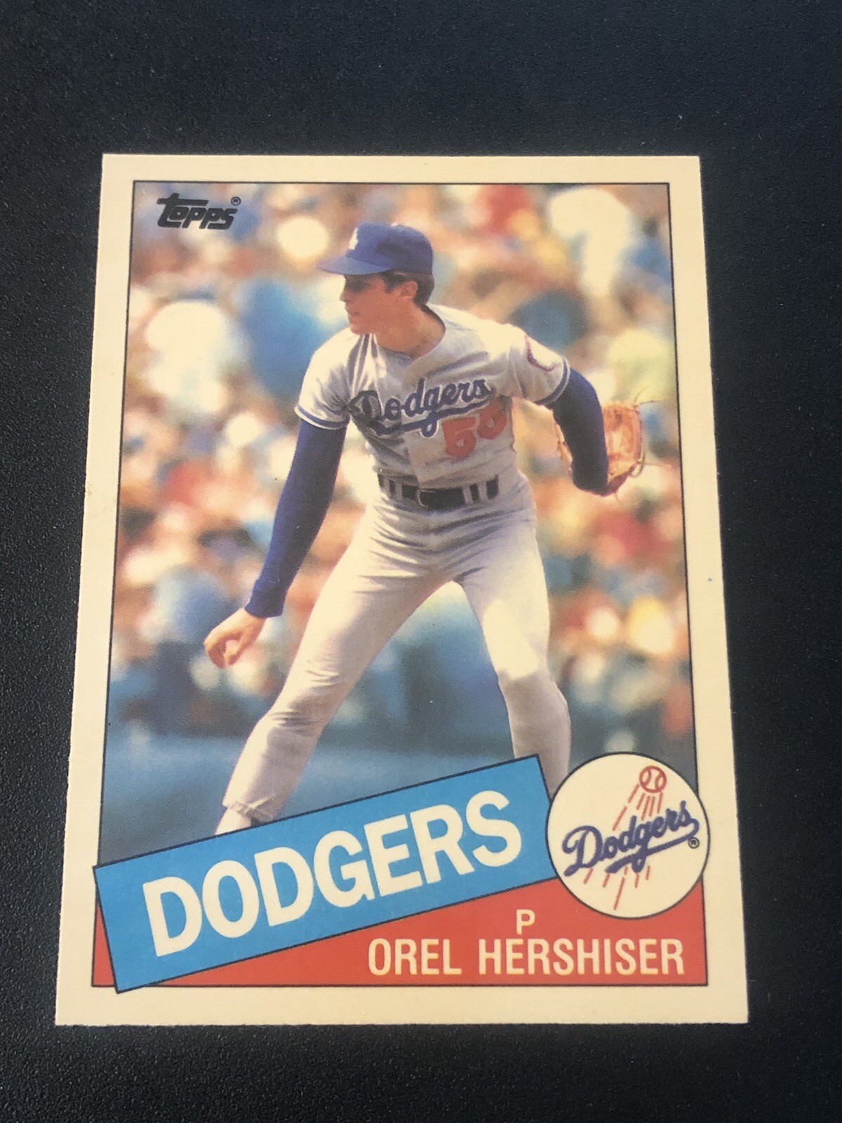 1985 Topps Collector's Edition Tiffany Orel Hershiser #493 Rookie RC