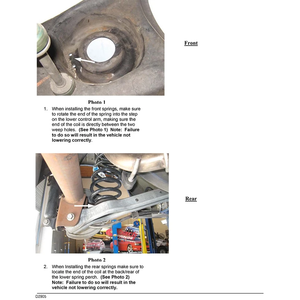 Kit de resortes rebajadores delanteros traseros Eibach 3518.140 PRO-KIT para 79-04 Mustang Coupé Foto 4 de 4