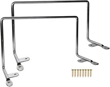 Mattress Retainer Bar Stopper 2PCS Chrome Non-Slip Metal Holder in Place