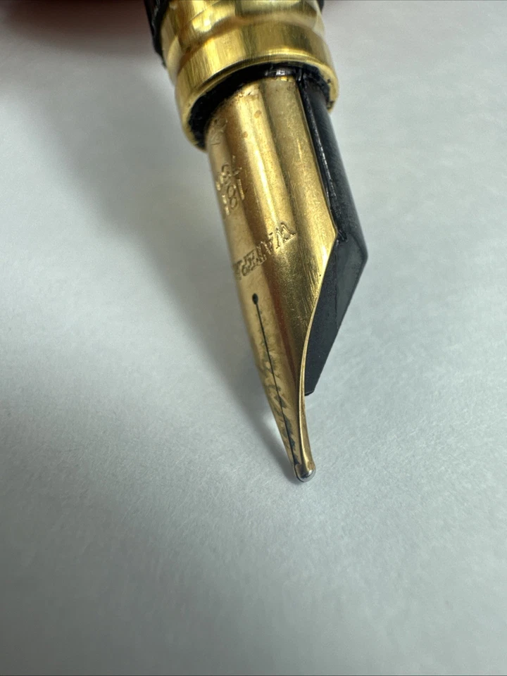 Pluma Estilográfica Waterman Punta Oro 18k - !!️LEER!!️ Rota Para Piezas O Reparación Foto 4 de 4