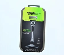 Gillette Labs With Exfoliating Bar Men's Razor With Travel Case