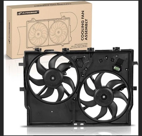 Radiator Cooling Fan Assembly - Ram 1500, 2500, 3500, 2014-2021, W/o Air Cond.