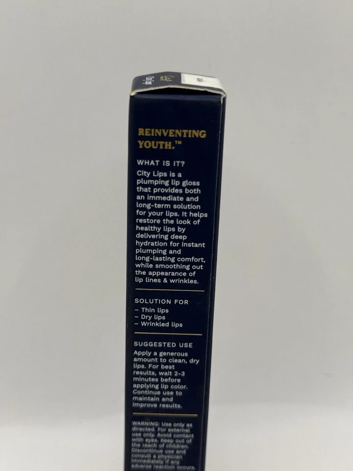Brillo de labios City Beauty City Lips CLARO relleno hidratante suavizante nuevo en caja Foto 4 de 4