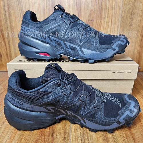 Salomon Herren Speedcross 6 Terrain Trail Wanderschuhe ~ schwarz/plantom - Bild 2 von 5