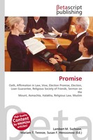 Lambert M. Surhone (U. A.) | Promise | Taschenbuch | Englisch (2026)
