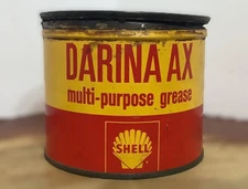 Vintage Shell Darina Ax Multi-Purpose Grease One Pound Can