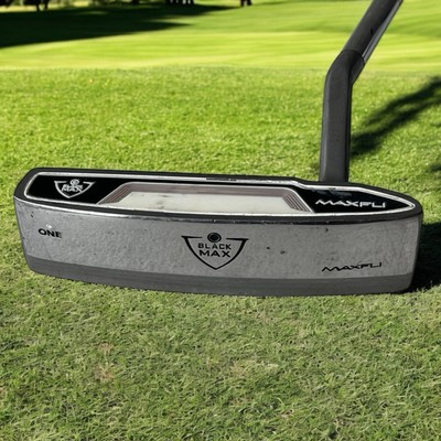 #ad Maxfli Black Max Putter Model One Right Hand Steel 34.75quot; Golf Club Needs Grip $14.99