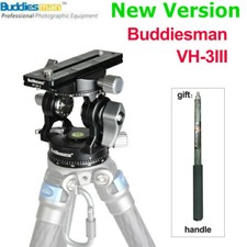Buddiesman VH-3III 2 Way Pan/Tilt Head Panoramic Tripod Head Bird Watching Head