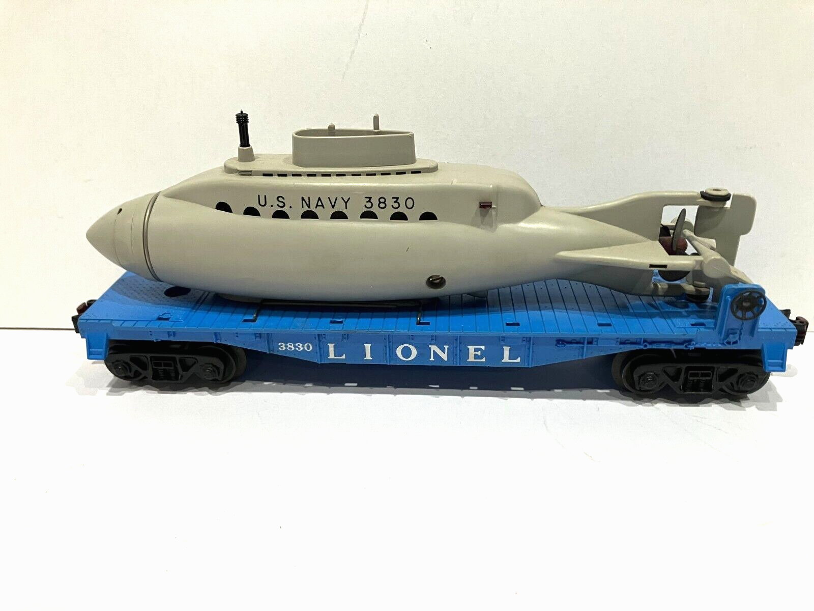 Lionel 3830 Flatcar with Operating Submarine eBay