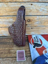 Vintage Don Hume Fairfax Brown OWB Basket Stamped Holster For Springfield XD45 4