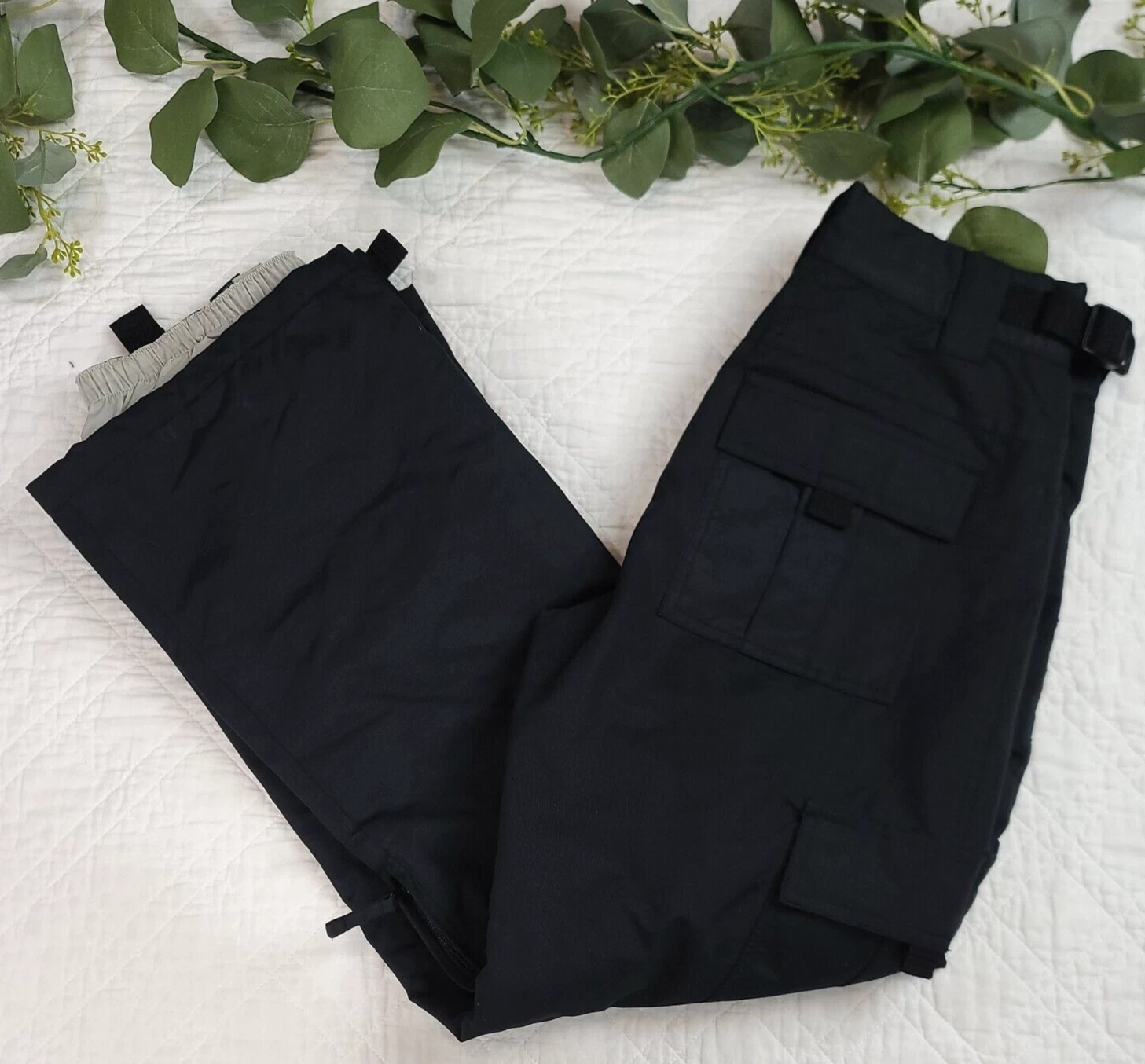 Helix Womens Black Snow Pants Cargo Size XS Snowboarding