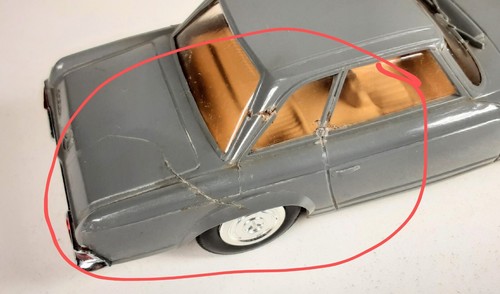 Stabo Car 40 116, Mercedes 230 SL, grau, 1:32, mit Box, BRÜCHE, #CW576 - Bild 5 von 13