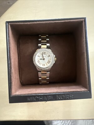 Michael Kors Camille White Dial Crystal-set Ladies Watch