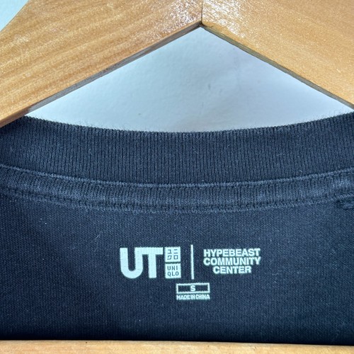 Uniqlo x Peaches One Universe Shirt Mens Small Black Hypebeast Auto Club UT - Picture 6 of 9