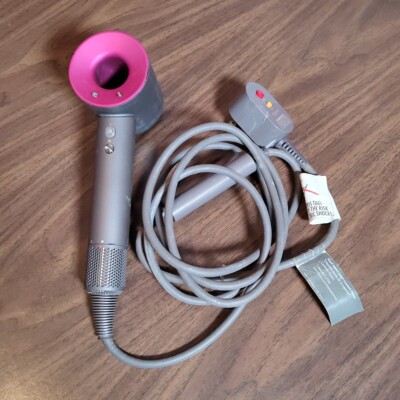*READ* Dyson Supersonic HD01 Hair Dryer Fuchsia & Gray NO POWER FOR PARTS AS-IS