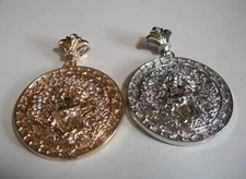 Men's Gold & Silver Finish Jesus Fashion Dressy Charm Pendant