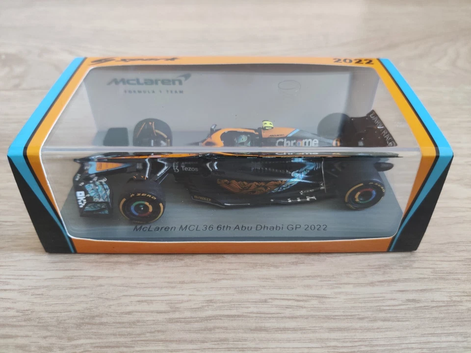 F1 McLaren MCL36, Lando Norris, 6th Abu Dhabi 2022, Spark, 1:43 - Image 4 of 4