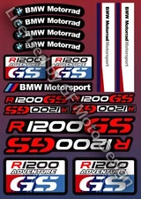 BMW R1200 GS Adventure Motorrad Motorcycle Quality stickers Decal Set R1200GS 