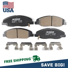 Front Ceramic Brake Pads w/Hardware for 2009 2010 2011 2012 2013 2014 CTS STS