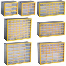 Multi Drawers Cabinet Storage Chest Garage Organizer Screw Nail Bolt Craft Bit