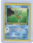 POKEMON FOSSIL 1ST EDITION HORSEA COMMON # 49/62 UNPLAYED