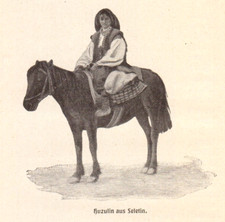 Bukowina #7 Rumänien anno 1908 Huzulin aus Seletin Bukowina - Hist. Abb. 1908