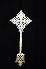Ethiopian Orthodox Coptic Christian Golden Priests Blessing Cross, Home Decor — photo 1