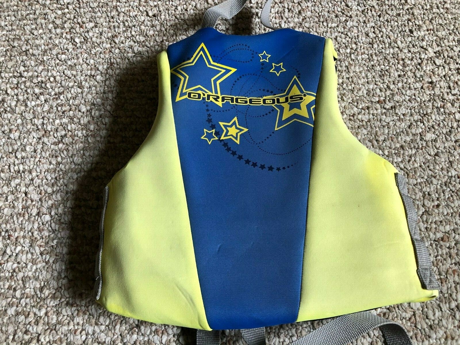 Child 3050 Pounds O'Rageous Type 3 PFD Zip Ski Vest Life Jacket