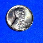 1946-S LINCOLN WHEAT (1c) CENT RED W/MINT LUSTER BU UNCIRCULATED "U-GRADE" #2