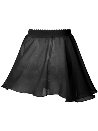 Girls Pull-On Wrap Skirts Classic Chiffon Ballet Dance Mini Skirt with Tie Waist - Picture 30 of 146