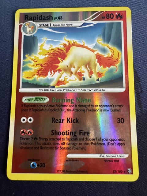 Rapidash [Reverse Holo] #22 (Stormfront (2008))