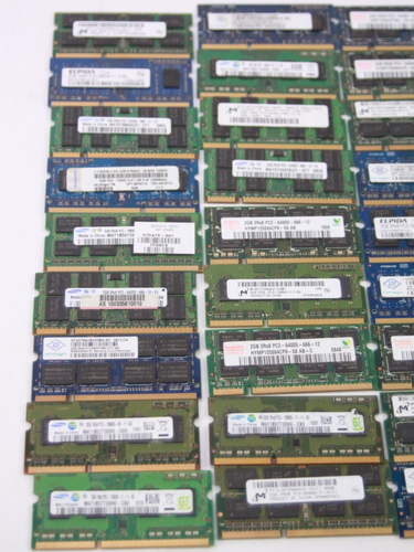 LOT (148) Multi Brand 2GB SODIMM Laptop Memory RAM Mixed Speeds & Brands - Picture 10 of 15