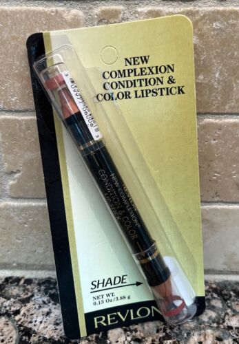 Revlon Complexion Condition & Lip Color Lipstick Duo Combo Pencil COCOAS .13 oz