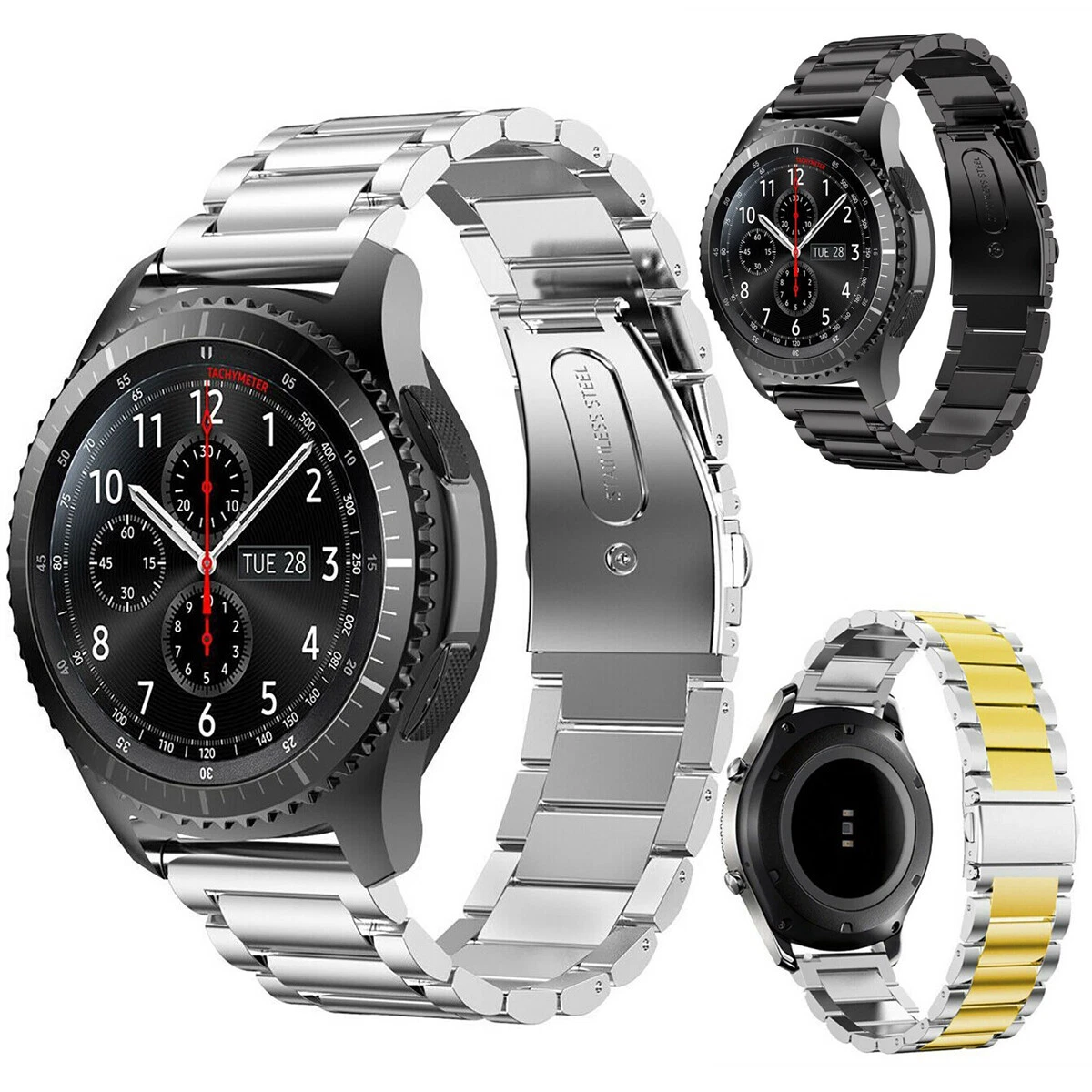 Cinturino per Huawei Smart Watch GT2 GT3 Pro in Acciaio inox