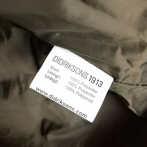 DIDRIKSONS MICROTECH PRO Hombres Chaqueta Talla XL Poliéster Malla Forrada Cr... - Imagen 6 de 9