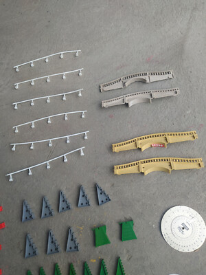 Scalextric C274 Absperrungen Armco Zaun & Stützen, Brücken, Karten, Restposten Konvolut